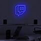 Sprechblasen-Symbol LED-Neonschild für Gaming und Streaming