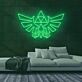 stilisiertes Adler-Emblem LED-Neonschild für Gamingzimmer und Wohnzimmer