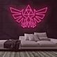 stilisiertes Adler-Emblem LED-Neonschild für Gamingzimmer und Wohnzimmer