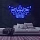 stilisiertes Adler-Emblem LED-Neonschild für Gamingzimmer und Wohnzimmer