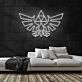 stilisiertes Adler-Emblem LED-Neonschild für Gamingzimmer und Wohnzimmer