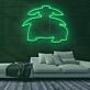 stilisiertes Monster LED-Neonschild für Gamingzimmer