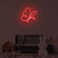 Schmetterling LED-Neonschild für Kinderzimmer