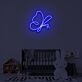 Schmetterling LED-Neonschild für Kinderzimmer
