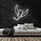 Katze mit Flügeln LED-Neonschild Wohnzimmer Kinderzimmer
