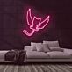 Katze mit Flügeln LED-Neonschild Wohnzimmer Kinderzimmer