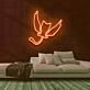 Katze mit Flügeln LED-Neonschild Wohnzimmer Kinderzimmer