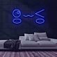 Kawaii Gesicht Emoji LED-Neonschild Wohnzimmer Gamingzimmer