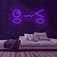 Kawaii Gesicht Emoji LED-Neonschild Wohnzimmer Gamingzimmer