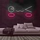 Kawaii Gesicht Emoji LED-Neonschild Wohnzimmer Gamingzimmer