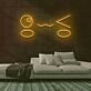 Kawaii Gesicht Emoji LED-Neonschild Wohnzimmer Gamingzimmer