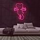 Dinosaurierfigur mit großen Schuhen LED-Neonschild Gamingzimmer
