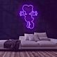 Dinosaurierfigur mit großen Schuhen LED-Neonschild Gamingzimmer