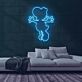 Dinosaurierfigur mit großen Schuhen LED-Neonschild Gamingzimmer