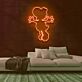 Dinosaurierfigur mit großen Schuhen LED-Neonschild Gamingzimmer