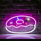 Donut mit Zuckerguss LED-Neonschild für Café Bäckerei