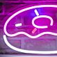 Donut mit Zuckerguss LED-Neonschild für Café Bäckerei