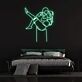Umarmendes Paar Linienzeichnung LED-Neonschild für Schlafzimmer Wohnzimmer