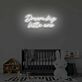 Dream big little one LED-Neonschild für Kinderzimmer
