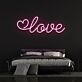 LOVE LED Neonschild für Schlafzimmer oder Wohnraum