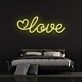 LOVE LED Neonschild für Schlafzimmer oder Wohnraum