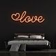 LOVE LED Neonschild für Schlafzimmer oder Wohnraum