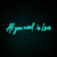 All you need is Love LED-Neonschild für Hochzeit