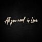 All you need is Love LED-Neonschild für Hochzeit