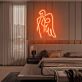 Engel Silhouette LED-Neonschild Schlafzimmer Wohnzimmer