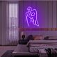 Engel Silhouette LED-Neonschild Schlafzimmer Wohnzimmer