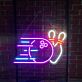 Bowlingkugel und Kegel LED-Neonschild für Bowlingbahn Freizeitbereich