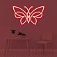Schmetterling LED-Neonschild Wohnzimmer Schlafzimmer