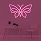 Schmetterling LED-Neonschild Wohnzimmer Schlafzimmer