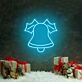 Weihnachtsglocke mit Stechpalmenblättern LED-Neonschild für Wohnzimmer Weihnachtsdeko