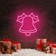 Weihnachtsglocke mit Stechpalmenblättern LED-Neonschild für Wohnzimmer Weihnachtsdeko