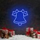 Weihnachtsglocke mit Stechpalmenblättern LED-Neonschild für Wohnzimmer Weihnachtsdeko