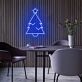 Weihnachtsbaum mit Stern LED-Neonschild Wohnzimmer Weihnachtsdeko