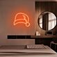Weihnachtsmannmütze LED-Neonschild Wohnzimmer Weihnachtsdeko