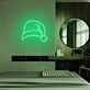 Weihnachtsmannmütze LED-Neonschild Wohnzimmer Weihnachtsdeko
