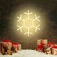 Schneeflocke LED-Neonschild Wohnzimmer Weihnachtsdekoration