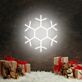 Schneeflocke LED-Neonschild Wohnzimmer Weihnachtsdekoration