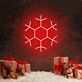 Schneeflocke LED-Neonschild Wohnzimmer Weihnachtsdekoration