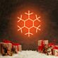 Schneeflocke LED-Neonschild Wohnzimmer Weihnachtsdekoration