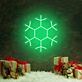 Schneeflocke LED-Neonschild Wohnzimmer Weihnachtsdekoration
