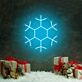 Schneeflocke LED-Neonschild Wohnzimmer Weihnachtsdekoration