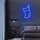 Weihnachtsstrumpf LED-Neonschild für Schlafzimmer und Weihnachten