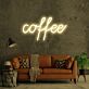Coffee LED-Neonschild für Café, Küche und Wohnräume