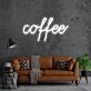 Coffee LED-Neonschild für Café, Küche und Wohnräume