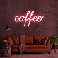 Coffee LED-Neonschild für Café, Küche und Wohnräume
