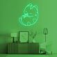 schlafende Katze LED-Neonschild Wohnzimmer Schlafzimmer